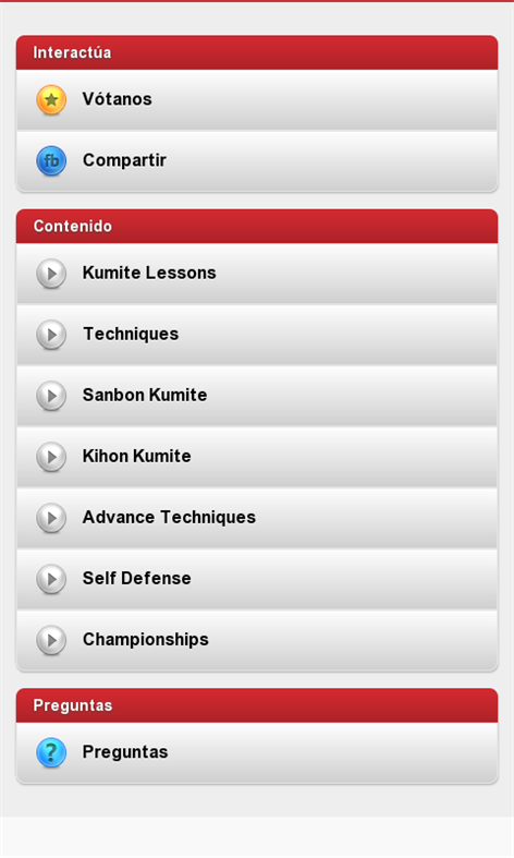 Karate Kumite training Screenshots 1