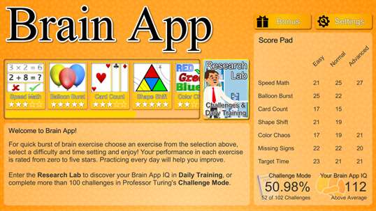 Brain App - Daily Brain Training on your PC screenshot 3