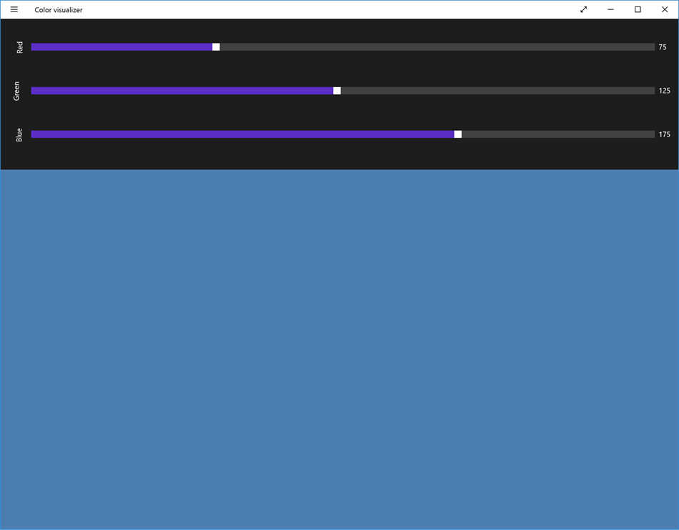 Color visualizer (Windows) 由: Sorin Dolha