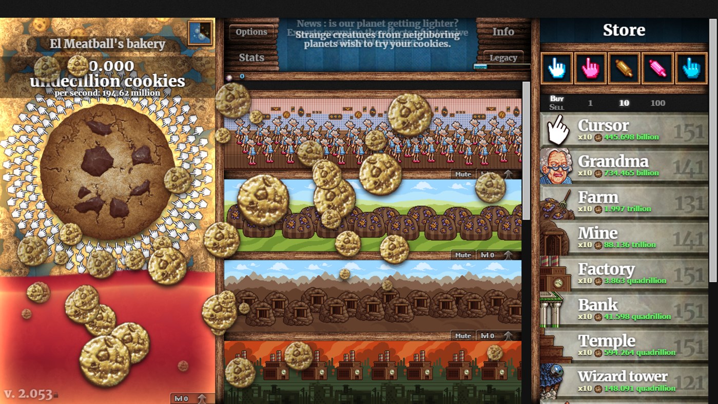 #4. Cookie Clicker (Xbox) بواسطة: Playsaurus Inc.