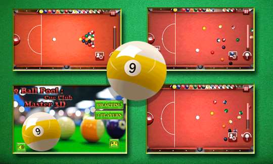 9 Ball Pool Cue Club Master 3D screenshot 1