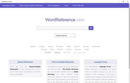 WordReference Wrap screenshot 1