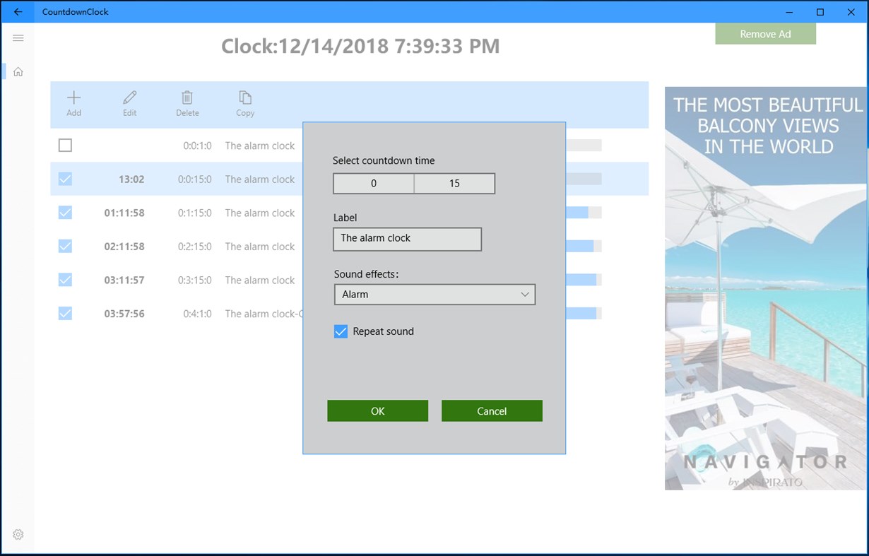 #2. CountdownClock (Windows) Bởi: GreatShip