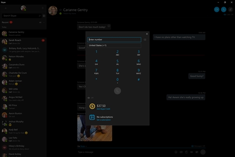 Skype Screenshot