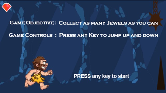 Cave man Run screenshot 3