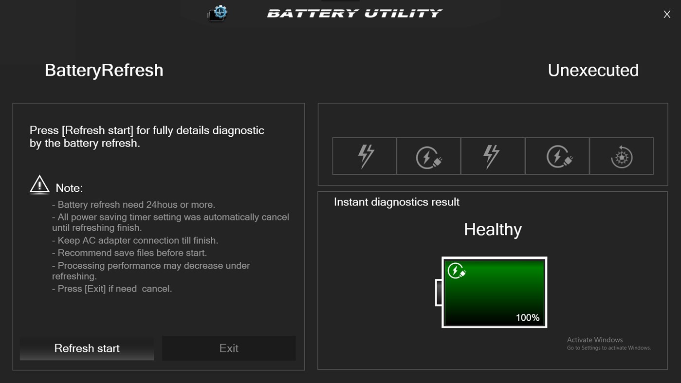 #2. Battery Pack Utility (Windows) By: CLEVO CO.