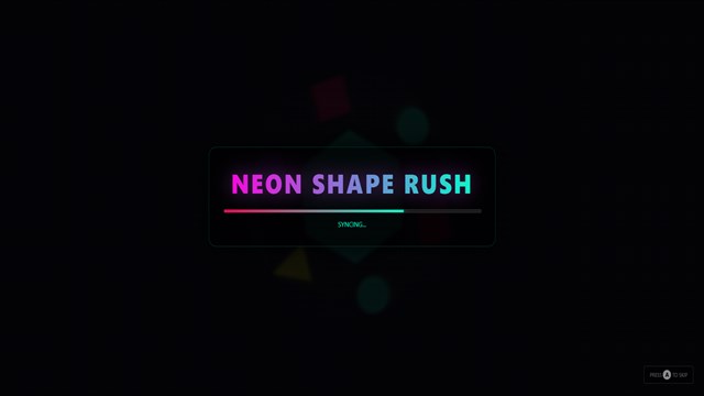 Neon Shape Rush screenshot 3