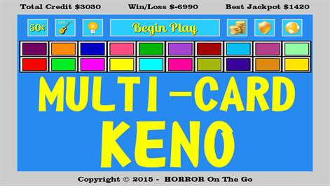 Multi Card Keno Screenshots 2