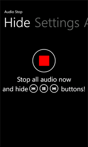 Audio Stop screenshot 1