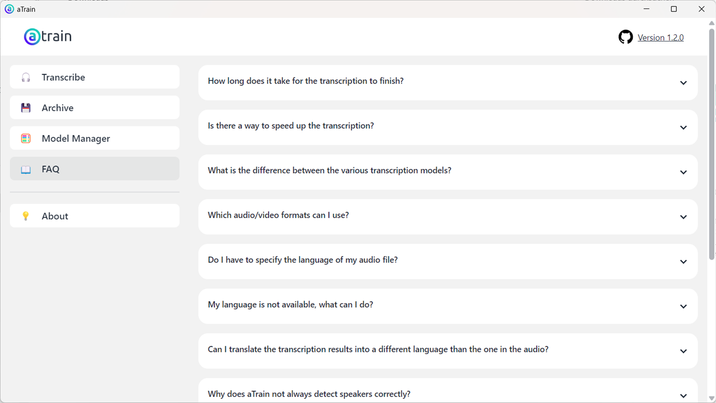 #4. aTrain (Windows) Podle: Business Analytics and Data Science-Center