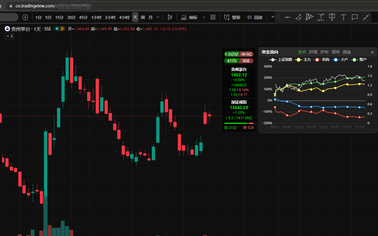TradingView Pro 实时助手