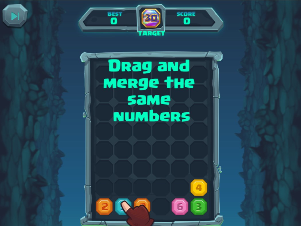 #1. Merge The Gems (Windows) 게시자: Advergame Technologies Private Limited