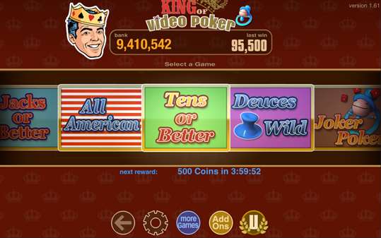 King Of Video Poker Multi Hand screenshot 5