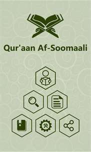 Qur'aan Af-Soomaali screenshot 1