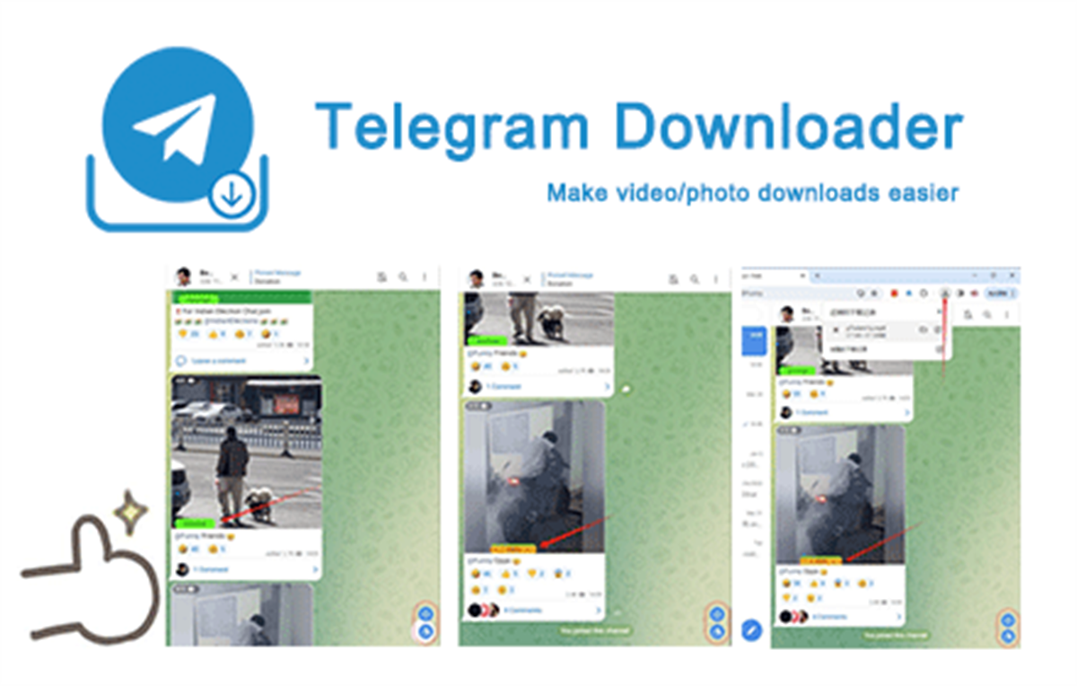Telegram downloader -- TG 纸飞机 Restrcted Video/Photo Download
