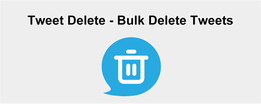 Tweet Delete - Bulk Delete Tweets marquee promo image