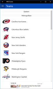 NHL Scores screenshot 6