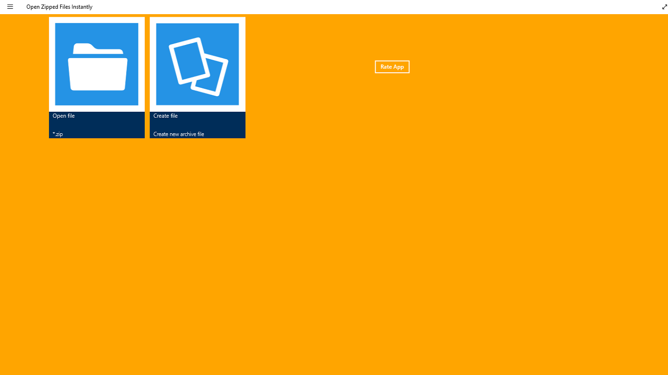 Open Zipped Files Instantly for Windows 10