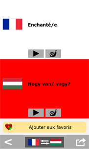French to Hungarian phrasebook screenshot 3