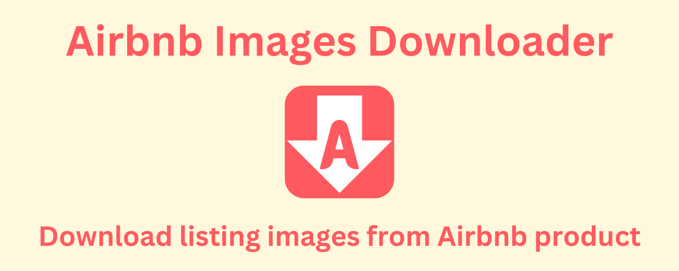Images Downloader for Airbnb