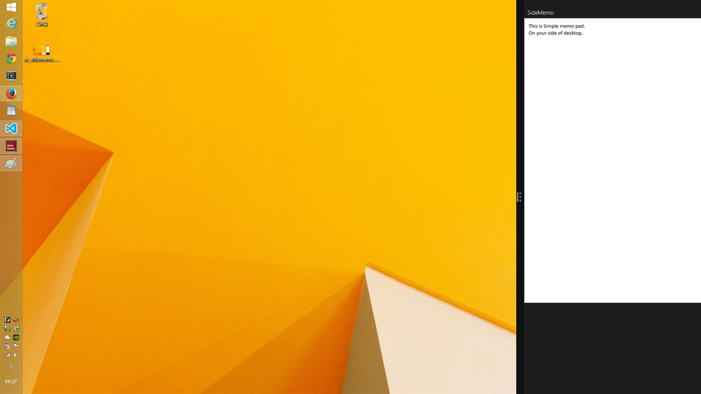 #1. SideMemo (Windows) By: tricker_lab.