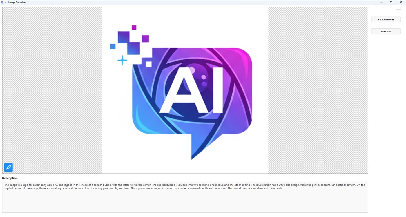 AI Image Describer screenshot 1