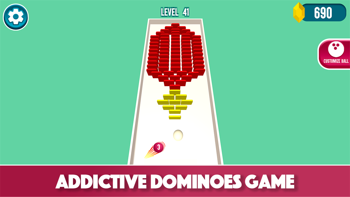 #2. Domino Game - Roll and Topple (Windows) 由: Margala Games