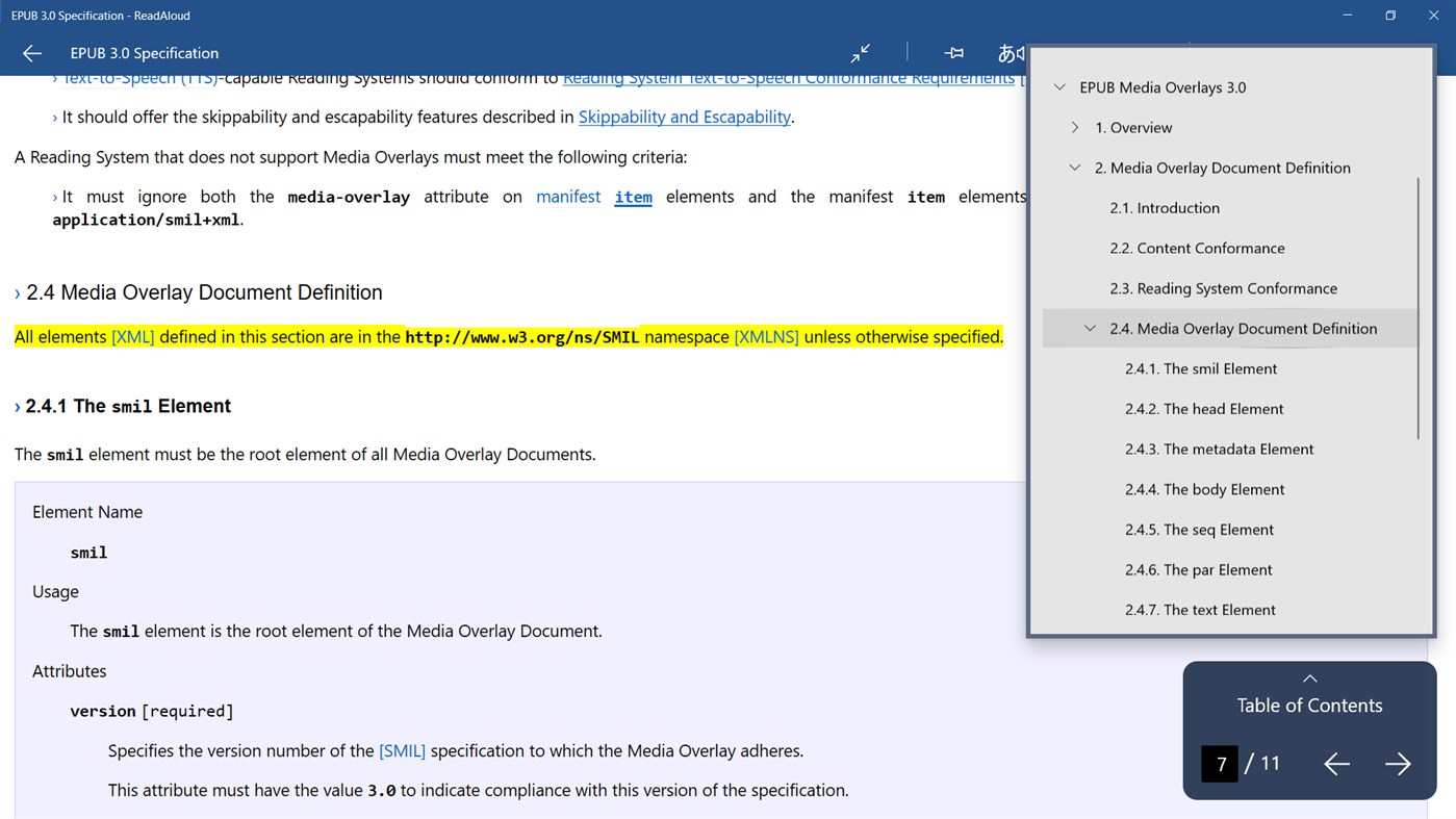 #2. ReadAloud (Windows) Podle: Optimilia Studios