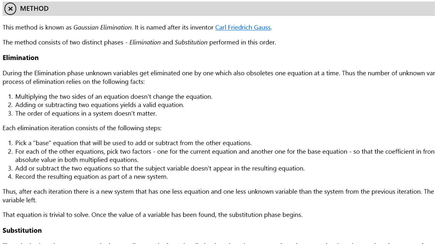 #4. Systems of Linear Equations (Free Edition) (Windows) Podle: Zlatko Michailov