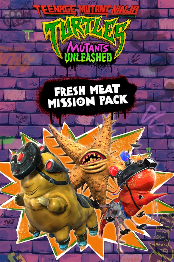 Teenage Mutant Ninja Turtles: Mutants Unleashed - Fresh Meat Mission Pack Xbox Series X|S and Xbox One cover art