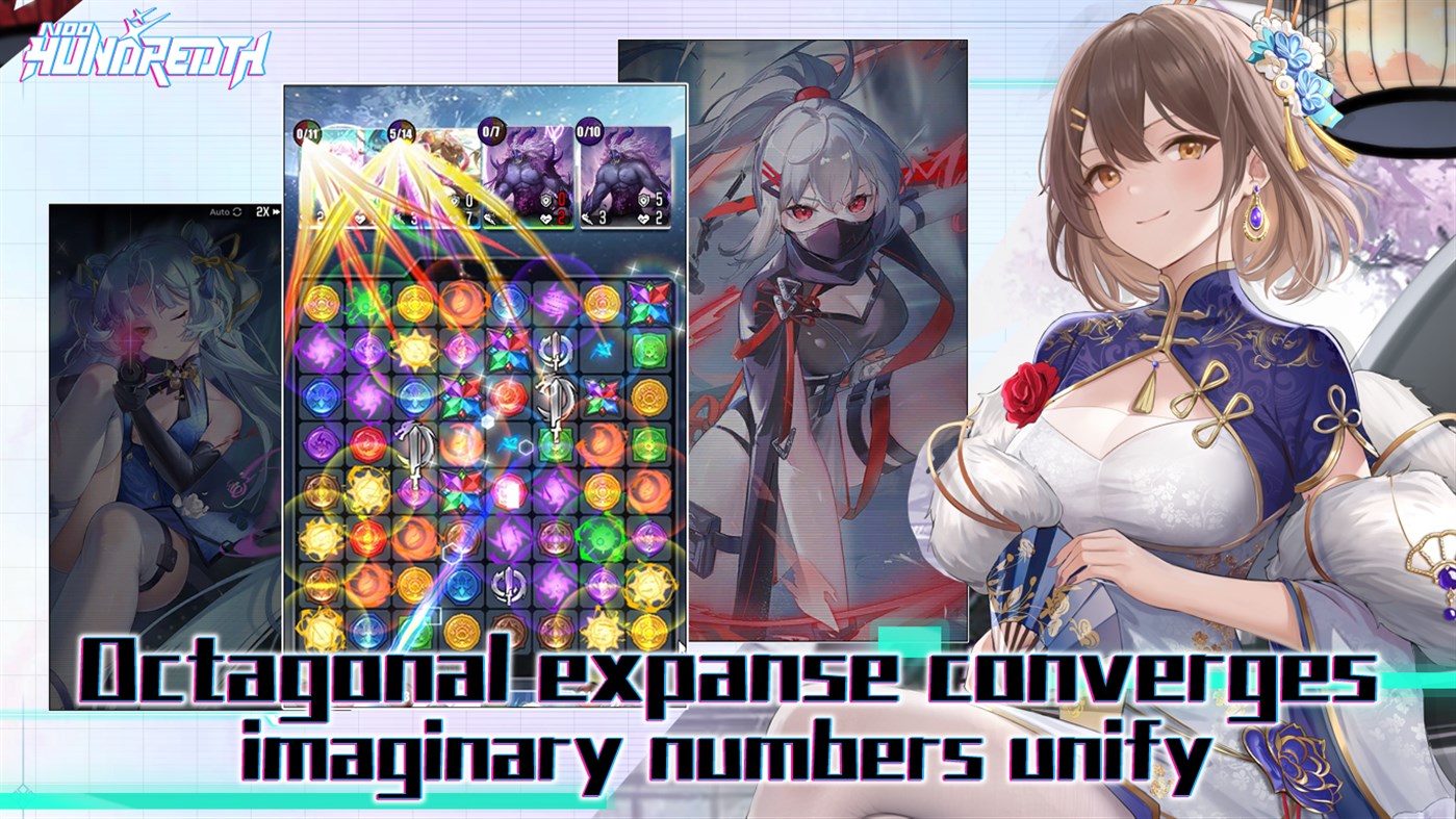 #5. Hundredth: Match 3 RPG (Windows) Göre: MIRACLE GAMES INC.