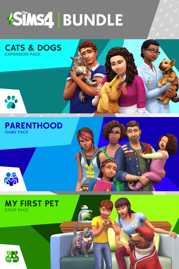 The Sims 4 Pet Lovers Bundle Xbox Series X|S and Xbox One cover art