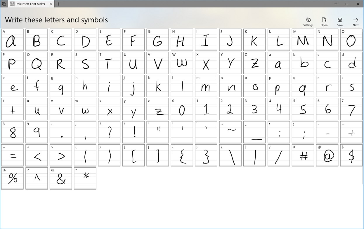 #1. Microsoft Font Maker (Windows) By: Microsoft Corporation