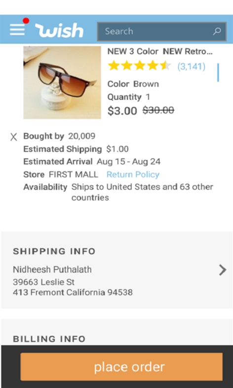 Wish - Shopping Made Fun Screenshot