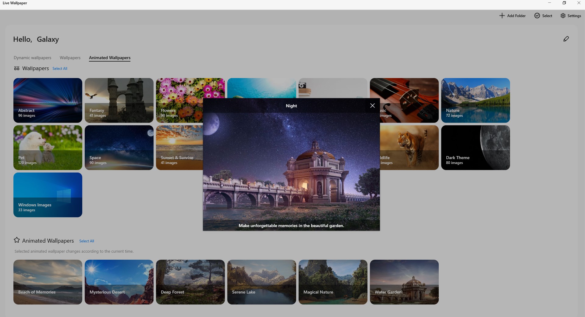 Live Wallpaper - Free download and install on Windows | Microsoft Store, image size:1920x1040