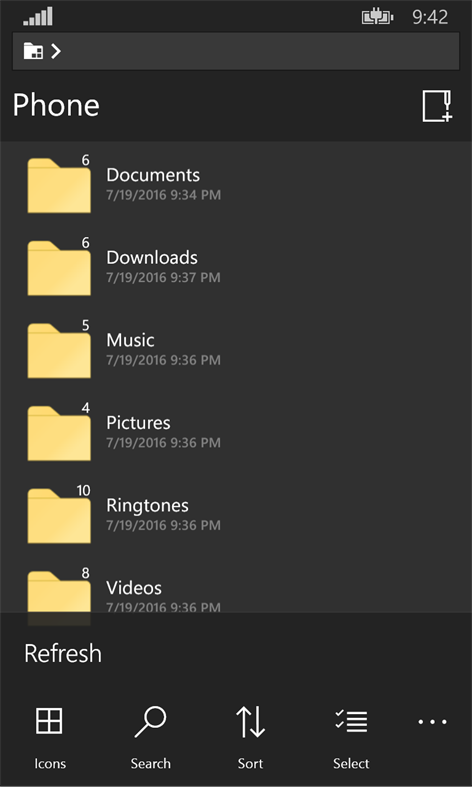 Metro File Manager eX Screenshots 2