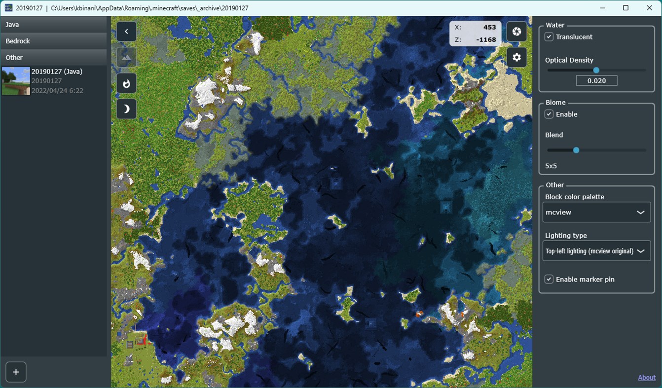 #1. mcview (Windows) Von: kbinani