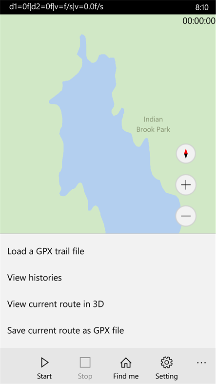 #2. Hiking Assistant Pro (Windows) By: Bouncing light trap