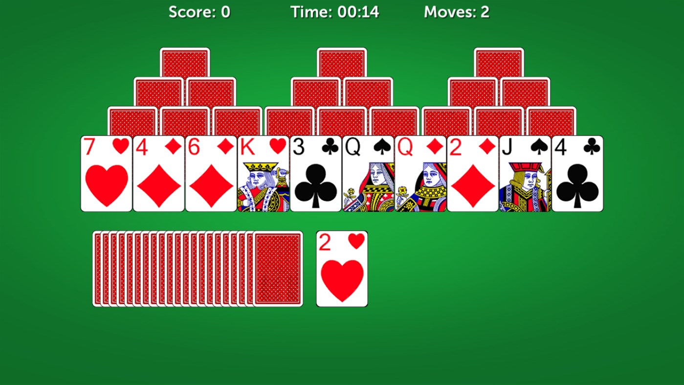 #6. TriPeaks Solitaire - No Ads (Windows) 由: Klondike Solitaire Game