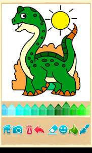 Dinosaur game - coloring pages screenshot 4