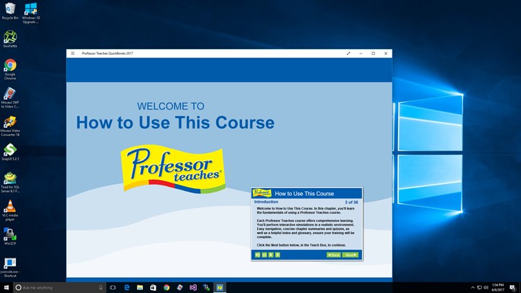 Professor Teaches QuickBooks 2017 - PC - (Windows)
