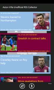 Aston Villa Unofficial RSS Collector screenshot 2