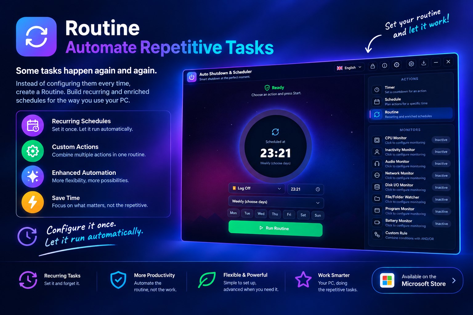 Auto Shutdown & Scheduler screenshot
