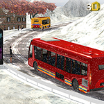 Snow Mountain Bus Driver - City Winter Driving Fun