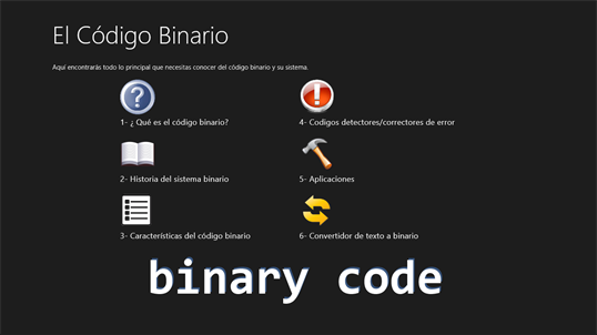 Binary Code screenshot 1