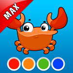 Coloring Book - Ocean MAX - funny painting book for boys and girls, adults and kids