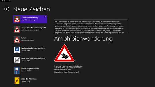 Verkehrszeichen screenshot 3
