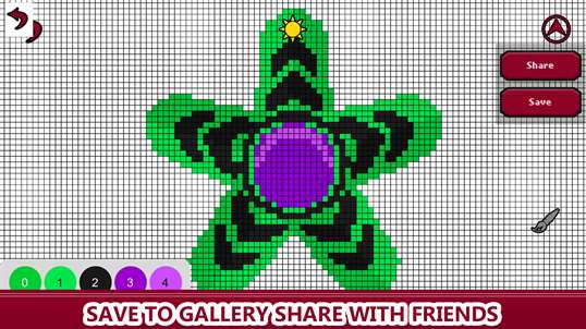 Fidget Spinner Color By Number - Pixel Art , Sandbox Coloring screenshot 4