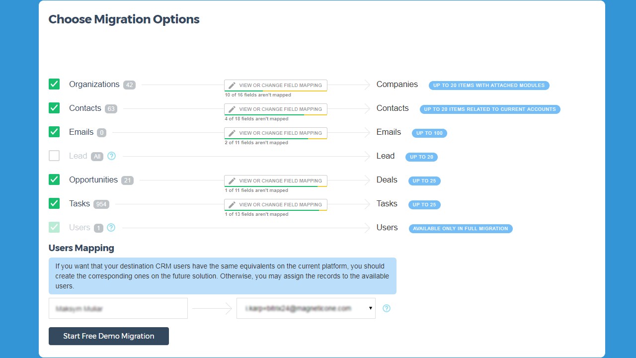 Snapshot 7 of CRM Data Migration and Import