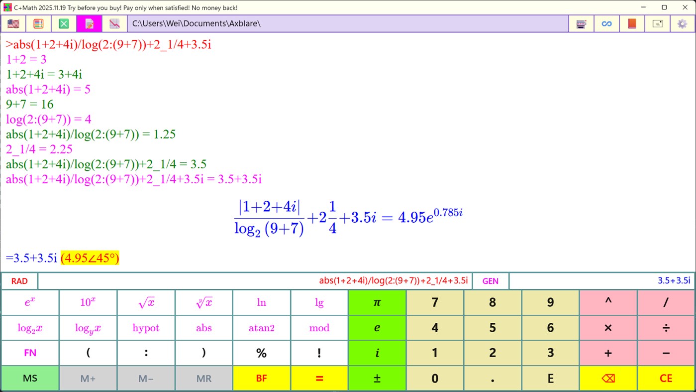 #1. C+Math (Windows) Podle: Wei Zhang
